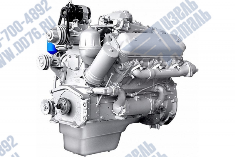 Картинка для Двигатель ЯМЗ 236Б с коробкой передач и сцеплением 6 комплектация